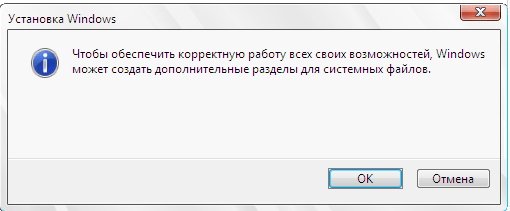 создание дополнительного раздела
