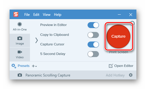 Скриншот с Snagit