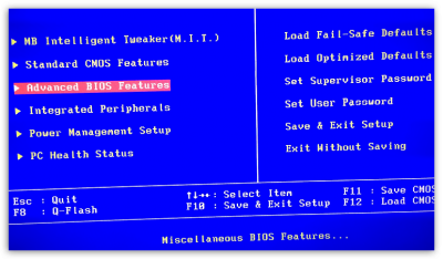 Как сбросить Windows 10 через BIOS?