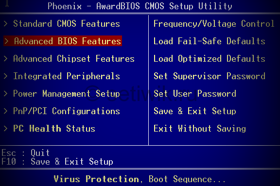 Настройка BIOS для установки Windows с установочного диска