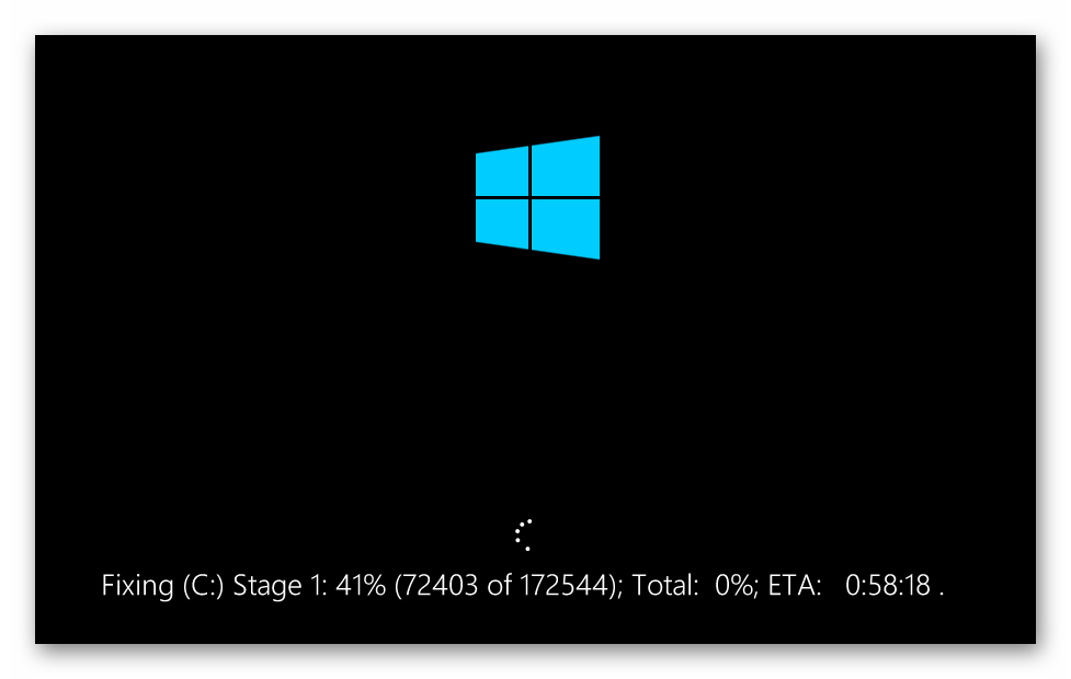 Проверьте жесткий диск при перезагрузке в Windows 10